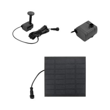 Imagem de Bombas Solares Para Fonte Externa Com Painéis 11/15,5cm E 8 Bicos Para