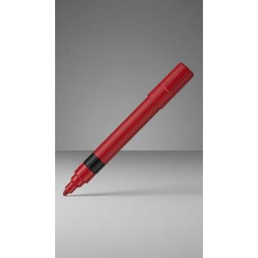 Imagem de Caneta Marcadora Ponta Média Tinta Base Água Vermelho escuro - Congrat
