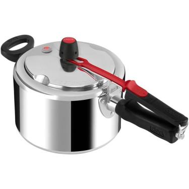 Imagem de Panela de Pressão Original 9295306889 Alumínio Polido 3L Sistema Libera Vapor 3 Seguranças Clock