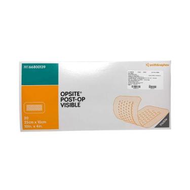 Imagem de Curativo Pós Operatório Opsite Post Op Visible Smith Nephew  Caixa 20 