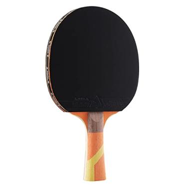 Imagem de JOOLA Omega Strata – Raquete de tênis de mesa com alça rodada – Raquete de pingue-pongue nível torneio com Riff 34 borracha de tênis de mesa – Projetado para Spin