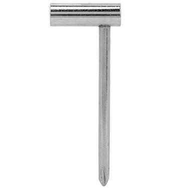 Imagem de Bnineteenteam 6,35 mm Truss Rod Wrench Truss Rod Chave de reparo com chave de fenda de 5 mm para guitarra elétrica (prata)