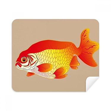 Imagem de Pintura Cultura Japonesa Peixe Dourado Pano de Limpeza de Tela Limpador de Tela 2 Peças Tecido de Camurça
