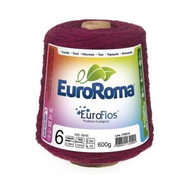 Imagem de Barbante EuroRoma Colorido N 6  - Cor: 1050 Bordo