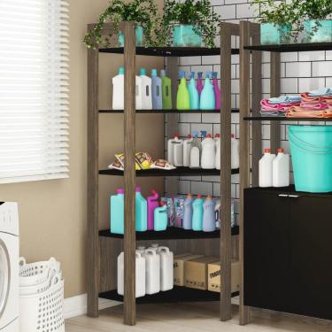 Imagem de Estante de Canto Az1020 Com 5 Prateleiras