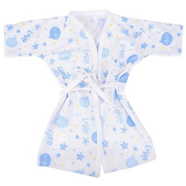Imagem de ROUPÃO INFANTIL 100% ALGODÃO BABY NICE 1 À 3 ANOS Azul