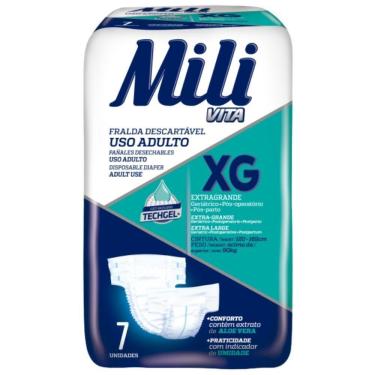 Imagem de Fralda Geriátrica Mili Vita Tamanho Xg 1 Pacote Uso Adulto