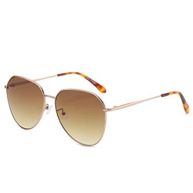 Imagem de Metal Pilot Polarized Sunglasses For Wome Men Sun Glasses Coating Lens UV400 Driving Shades Eyewear,Brown,china