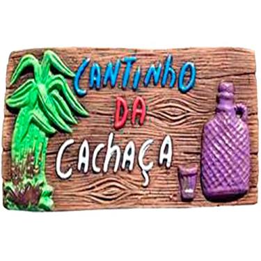 Imagem de Placa de Churrasco Decorativa - Cantinho do Churrasco - Cantinho da Cachaça