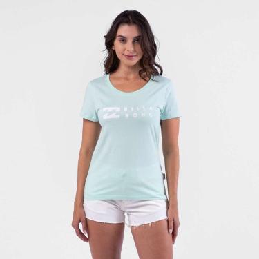 Imagem de Camiseta Billabong Brand Feminina - Verde claro