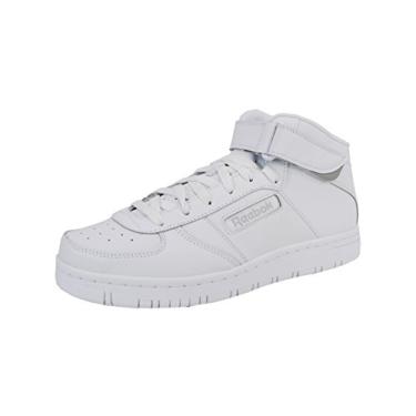 Imagem de Reebok Tênis masculino Reeamaze Mid Fashion, Branco/Branco, 7.5