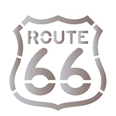 Imagem de Stencil de Acetato para Pintura OPA 14 x 14 cm - 2019 Route 66