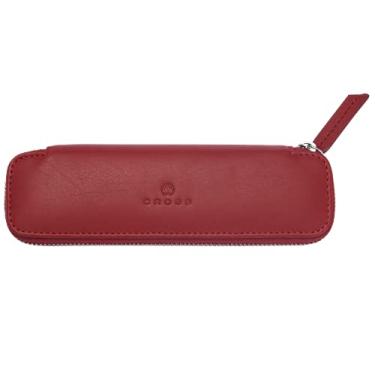 Imagem de Cross Bolsa dupla de couro vermelho para caneta