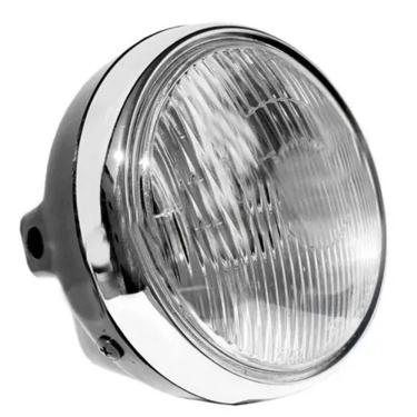 Imagem de Farol Completo Bolinha Aro Cromado Cg 76 Á 82/ Ml Turuna