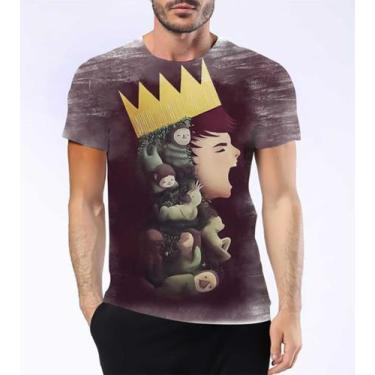 Imagem de Camiseta Camisa Onde Vivem Os Monstros Filme Psicologia 5 - Estilo Kra