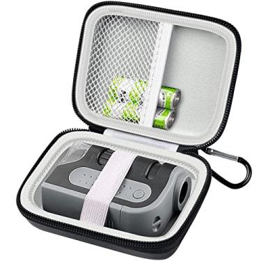 Imagem de Capa de microscópio para microscópio Carson MicroBrite Plus 60x-120x iluminado por LED, suporte de armazenamento para LAKWAR/para BEBANG mini microscópios portáteis infantis - apenas caixa - cinza