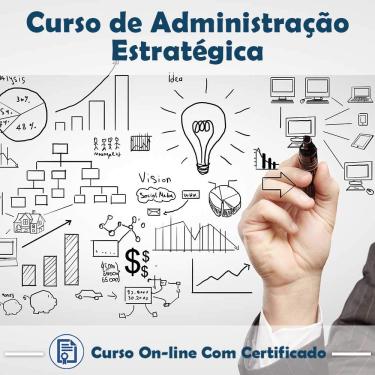 Imagem de Curso online em videoaula sobre Administração Estratégica com Certificado + 2 brindes