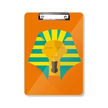 Imagem de Ancient Egypt Padrão abstrato Pharaoh Prancheta pasta de escrita placa de apoio A4