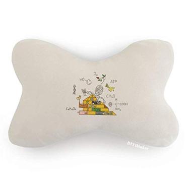 Imagem de DIYthinker Almofada para decoração de pescoço Egypt Mummy Horus Chemistry Pyramid para carro