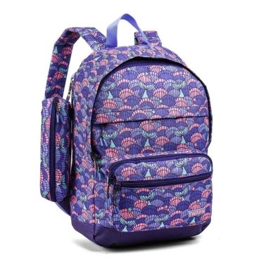 Imagem de Mochila Juvenil Feminina Com Estojo Escolar Urbano Tween-Feminino
