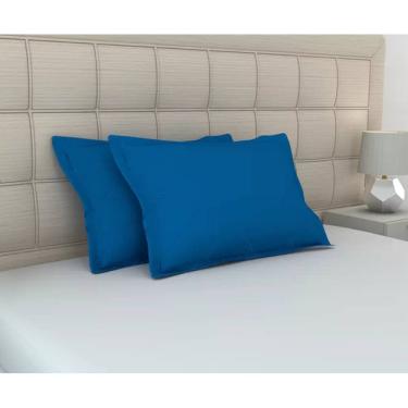 Imagem de Kit de Fronhas Matelassê Zono Enxovais 2 peças em Malha 100% Algodão Royal