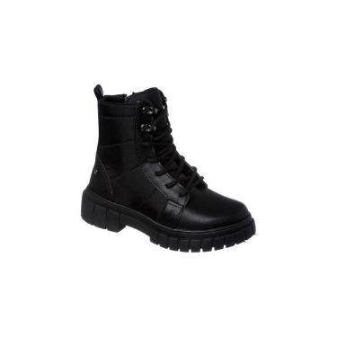 Imagem de Bota Coturno Infantil Feminina Ortopé Glam Boot Preta