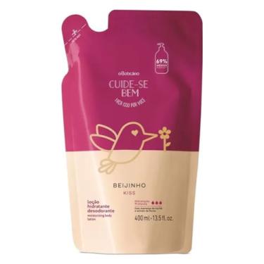 Imagem de Refil Loção Desodorante Hidratante Desodorante Corporal Cuide-se Bem Beijinho 400ml