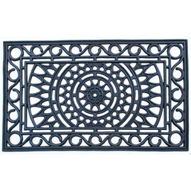 Imagem de Capacho de borracha Imports Decor com nascer do sol, 45,7 cm x 76,2 cm