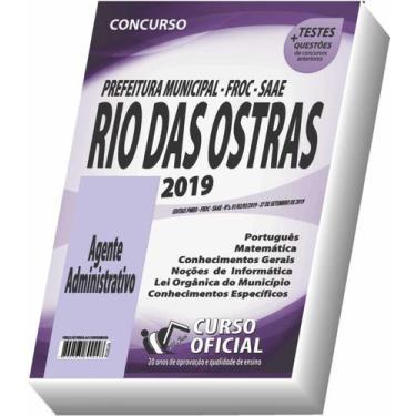 Imagem de Apostila Rio Das Ostras - Agente Administrativo