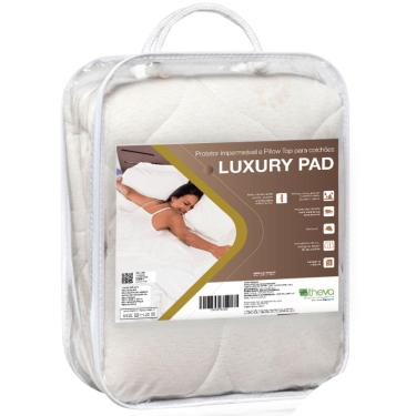 Imagem de Protetor de Colchão Queen Size Dunlopillo Theva Luxury Pad Impermeável - 158x198