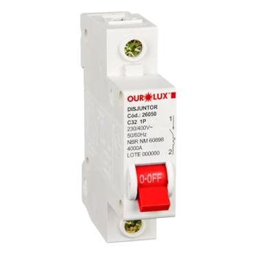 Imagem de Disjuntor Unipolar 32 Amperes (Corrente Nominal) Ourolux