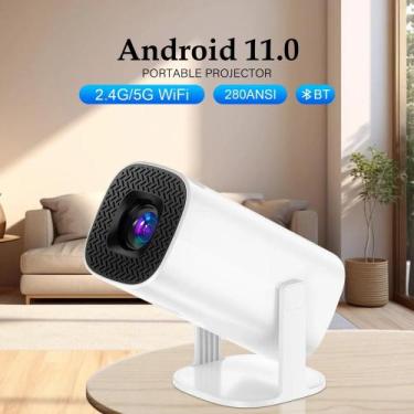 Imagem de Projetor P30 Wifi 6 Suporta 4K 1080P Android 11 Portátil - Hongtop