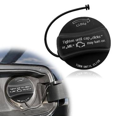 Imagem de Tampa de gás, tampa do tanque de combustível compatível com Mini Cooper & BMW 325i 328i 330i 525i 528i 530i 535i X1 X2 X3 X4 X5 X6 128i 135i 228i 320i 323i xi 335i 428i gt 645ci 66 50i 74 0i 745i 750i E39 E46 E60 E90 F01 Mais