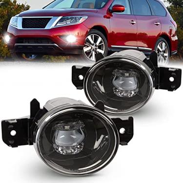 Imagem de ENERBITIOUS Lâmpadas de neblina LED de substituição para Nissan Sentra 2004-2019, Altima Sedan 2007-2018, 2012-2019 Versa, 2007-2014 Maxima, 2008-2010 Rogue Fog Light Assembly compatível com lâmpadas