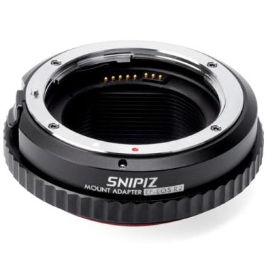 Imagem de SNIPIZ Adaptador de lente EF-EOS R2 EF para RF, conversor de lente de foco automático com anel de controle personalizado para lente Canon EF/EF-S para câmera R-Mount EOS R, RP, R3, R5, R6, R6II, R7,