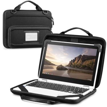 Imagem de Fintie Capa Para Chromebook de 11,6" - Maleta Protetora Bolsa de Ombro com Bolsa de Acessórios E Slot Para Cartão de Identificação Para Notebook de Até 11,6 "Lenovo Samsung Microsoft Asus Dell Acer Hp