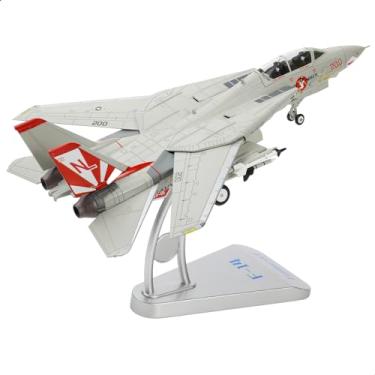 Imagem de NUOTIE F-14 Tomcat Marinha dos EUA VF-111 Sun Downers Miss Molly 1/72 Modelos de Aeronaves Militares de Caça Fundido