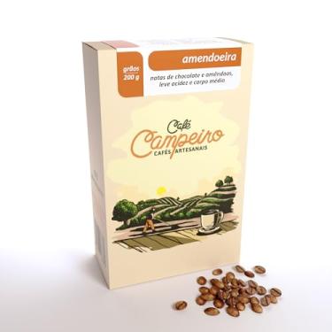 Imagem de Café Campeiro Amendoeira - Café Especial em Grãos, 100% Arábica, Torra Média Artesanal, 200g
