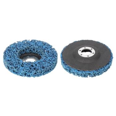 Imagem de Conjunto de Disco Abrasivo de Tira de Poliéster para Rebarbadora de 5 Peças Akozon para Remoção de Ferrugem e Tinta, Rebolo Eficiente Compatível Com a Maioria das Rebarbadoras