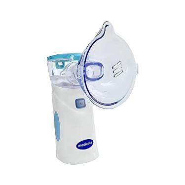 Imagem de Inalador rede vibratória mesh colors, azul escuro, Medicate