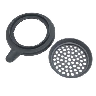 Imagem de Conjunto de peneira de farinha e tampa, peneira de massa PP para TM5 para TM6, peneira de farinha versátil para processador de alimentos para entusiastas da culinária