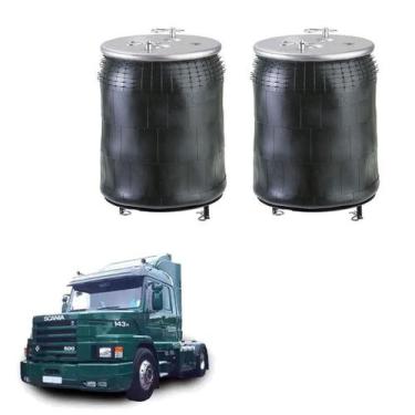 Imagem de Kit Bolsa Ar Suspensao Terceiro Eixo Scania S3 143 Eu Comple - Suspent