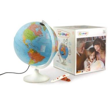 Imagem de Globo Terrestre Com Luz Parlamondo 30cm - Tecnodidattica