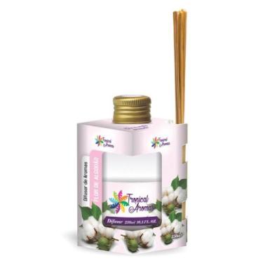 Imagem de Difusor de Ambiente C/ Varetas 250ml - Flor de Algodão - TROPICAL AROM