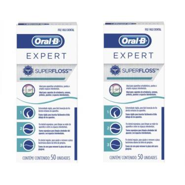 Imagem de Fio Dental Oral-b Superfloss 100 Unid 2 Caixas