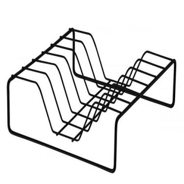 Imagem de Organizador De Tampas De Panela Preto Fosco - FUTURE, U