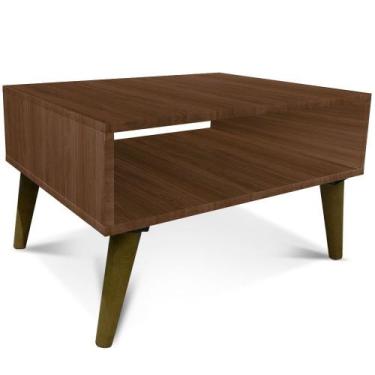 Imagem de Mesa De Centro Decorativa Nicho Pé Palito Sala Porta Revista MDF - Gen