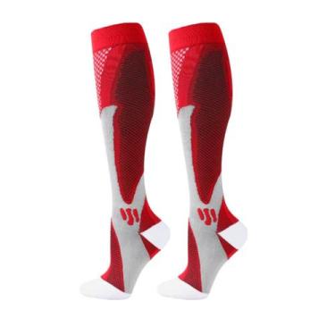 Imagem de Meia 3/4 Alta Compressão Performance Estimula Circulação - Otto Sports