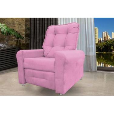 Imagem de Poltrona Amamentação Reclinavel Sala De Estar Escritorio Astra - Beatr