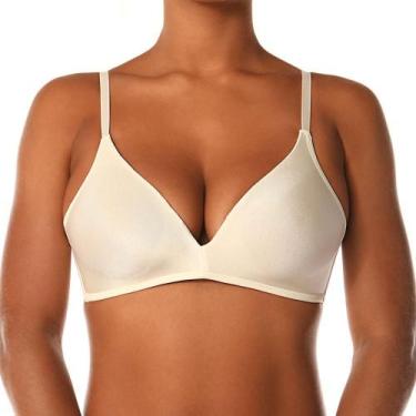 Imagem de Sutiã Básico DeMillus 63476 Microfibra, Pérola, 42